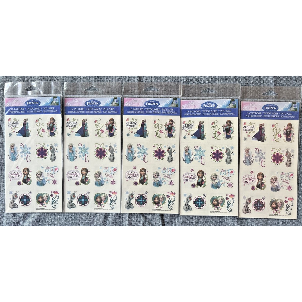 DesignWare Disney Frozen Sticker Sheets Lot of 5 #21